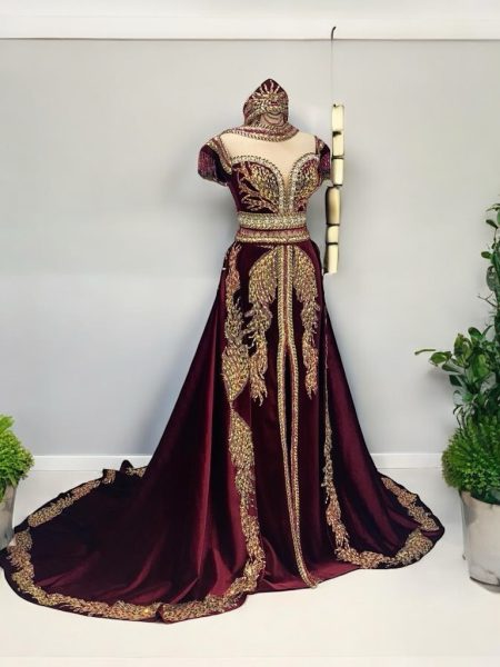 bordo renkli hint model kınalık